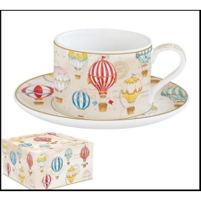 R2S .133AIRB Porcelán teáscsésze+alj 240ml dobozban,Air Balloons bögrék, csészék