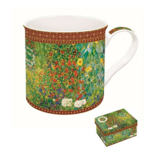 R2S.170KLI3 Porcelánbögre dobozban, 300ml, Klimt: Kert napraforgókkal bögrék, csészék