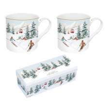 R2S.171CHAL Porcelán bögreszett 2db-os, 300ml, dobozban, Chalet bögrék, csészék