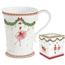  R2S.1794MNOE Porcelánbögre 300ml, dobozban, Magie de Noel bögrék, csészék