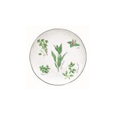 R2S .2202HERU Porcelán desszerttányér 21cm,Herbarium konyhai eszköz