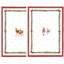  R2S.2634MNOE Konyharuhaszett 2 db-os 50x70cm, 100% pamut, Magie de Noel lakástextília