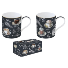 R2S.283BRST Porcelán bögreszett 2db-os, 350ml, dobozban, Barista bögrék, csészék