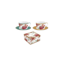 R2S.921ASYM Porcelán eszpresszócsésze+alj, 110ml, 2 személyes, dobozban, Autumn Symphony bögrék, csészék
