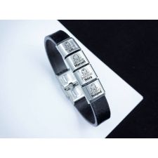 R.M.ékszer Egyedi Csemetéim 4 egyedi medálos MoMents bőr karkötő karkötő