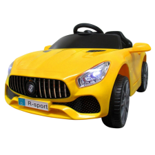 R-Sport Cabrio B3 Elektromos autó hang- és fényeffekttel + távirányító 6V - sárga elektromos járgány