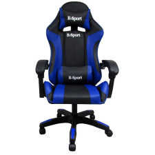 R-Sport Gamer szék, forgószék masszázs funkcióval, fekete-kék forgószék