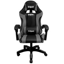R-Sport Gamer szék, forgószék masszázs funkcióval, fekete-szürke forgószék