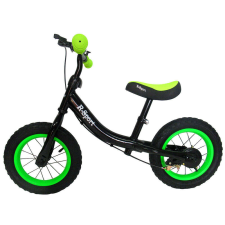 R-Sport kétkerekű futóbicikli gyerekeknek, fékkel és felfújható kerékkel - zöld lábbal hajtható járgány