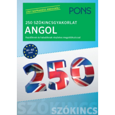 Raabe Klett Oktatási Tanácsadó és Kiadó PONS 250 Szókincsgyakorlat Angol nyelvkönyv, szótár
