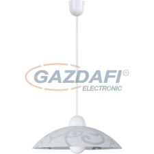 RÁBALUX 1846 Scroll függeszték D30 E27 60W, fehér 230V világítás