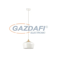 RÁBALUX 2563 Sadie függeszték E27 max60W fehér+natúr 230V világítás