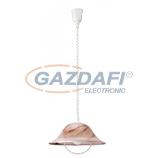 RÁBALUX 3954 Alabastro függeszték rolly D41 E27 60Wtabaco 230V világítás