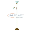 RÁBALUX 4065 Action állólámpa E27 100W+E14 25W bronz-fehér 230V A++ -> E