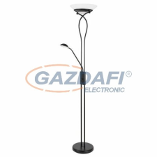 RÁBALUX 4554 Gamma állólámpa,1*230W,1*40W,matt fekete 230V világítás