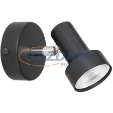 RÁBALUX 5322 Konrad spot lámpa, GU10 MAX 50W, fekete 230V A++ -> E világítás