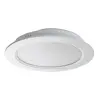 RÁBALUX 71218 Shaun2 LED mennyezeti lámpa, süllyesztett 12W, 3000K,fehér,kerek 830 lm 3000K 230V, 50Hz IP20 25000h