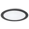 RÁBALUX 71241 Shaun2 LED mennyezeti lámpa, süllyesztett 6W,4000K,fekete,kerek 420 lm 4000K 230V, 50Hz IP20 25000h