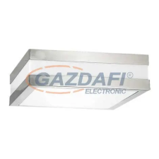 RÁBALUX 8227 Stuttgart kültéri mennyezeti lámpa 285x285mm E27 2x11W inox IP44 230V kültéri világítás