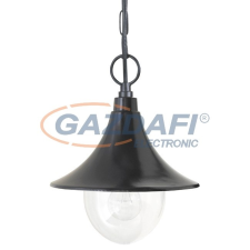 RÁBALUX 8246 Konstanz kültéri függeszték E27 100W fekete IP44 230V kültéri világítás