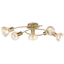 Rabalux Felületre szerelhető csillár, 5×E14/ 40 W/ 230 V, aranyszínű világítás