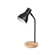 RÁBALUX Ferb beltéri asztali lámpa, 25W, fekete(74002) világítás