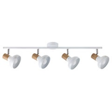 RÁBALUX Holly mennyezeti spot lámpatest (4xE14) - fehér-bükk világítás