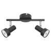 RÁBALUX KONRAD SPOT GU10 2xMAX 5W FEKETE