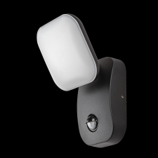RÁBALUX ODIEL LED KÜLTÉRI FALI LÁMPA 12W 850LM 3000K IP44 MOZGÁSÉRZ. 12X22CM FEKETE kültéri világítás