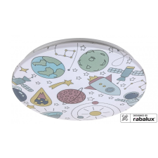 RÁBALUX Rábalux 3417 Hanka,gyerek,LED 24W,D38,űrhajó minta világítás