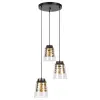 RÁBALUX Rábalux 3545 Zenaida, függeszték E27 3x MAX 60W,m.fekete