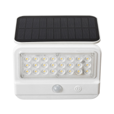 RÁBALUX Rábalux 77090 FLAXTON kültéri mozgásérzékelős napelemes lámpa fehér színben, 700 lm, 7W teljesítmény, 15000h élettartammal, IP54 védettséggel, 4000K ( Rábalux 77090 ) kültéri világítás