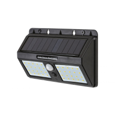 RÁBALUX Rábalux 7881 Ostrava, napelemes lámpa,LED2,4W,fekete,szenzor kültéri világítás