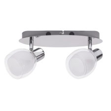 RÁBALUX Rábalux Dave króm-fehér mennyezeti spotlámpa (RAB-6836) E14 2 izzós IP20 világítás