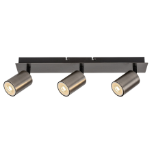 RÁBALUX Rábalux Gerhard acélszürke mennyezeti spotlámpa (RAB-73073) GU10 3 izzós IP20 világítás