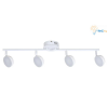 RÁBALUX Rábalux Hedwig Spotlámpa LED 4x 4W CCT, dimmelhető, távirányítóval, állítható színhőmérséklet: 2700 5000 K IP20 matt fehér RAB5625