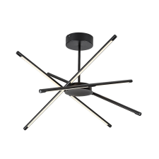 RÁBALUX Rábalux Henli2 fekete LED mennyezeti lámpa (RAB-71338) LED 1 izzós IP20 világítás