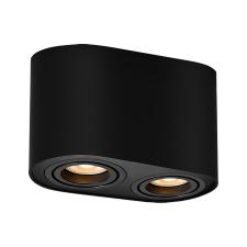 Rabalux Rábalux Kobald beltéri Ráépíthető és Beépíthető lámpa matt fekete GU10 2x MAX 4 világítás