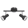 RÁBALUX Rábalux Konrad fekete mennyezeti spotlámpa (RAB-5323) GU10 2 izzós IP20