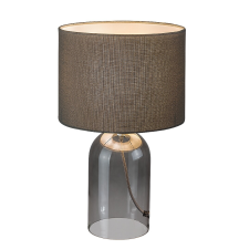 RÁBALUX Rábalux Luxin füstszínű asztali lámpa (RAB-74047) E14 1 izzós IP20 világítás