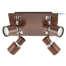 RÁBALUX Rábalux Merkur Spotlámpa GU10 4x MAX 50W IP20 wenge RAB6008 világítás