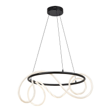 RÁBALUX Rábalux Montema fekete LED függesztett lámpa (RAB-72191) LED 1 izzós IP20 világítás