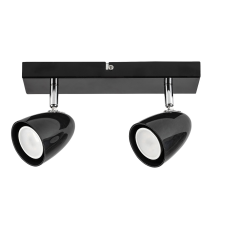 Rabalux Rábalux Perico beltéri Mennyezeti lámpa fekete GU10 2X MAX 5W IP20 világítás