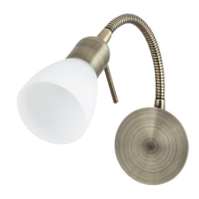 RÁBALUX Rábalux Soma bronz-fehér spot falikar (RAB-6320) E14 1 izzós IP20 világítás