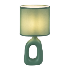 RÁBALUX Rábalux Sylira zöld asztali lámpa (RAB-74071) E14 1 izzós IP20 világítás