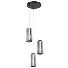 Rabalux Rábalux Veness beltéri Függeszték matt fekete E27 3x MAX 40W IP20 világítás