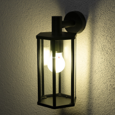 Rábalux Zrt. Kültéri fali lámpa hatszögletű üvegbúrában, 31 cm (Dubrovnik) kültéri világítás