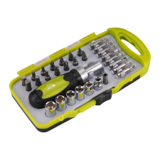  Racsnis bit és dugókulcs készlet 30 db dugókulcs