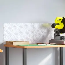  Rácsos lemezek 2 pcs Ezüst 50 x 30 cm Alumínium lakástextília