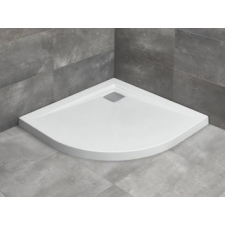 Radaway Argos A íves akril zuhanytálca +R399 szifon, 90X90 CM kád, zuhanykabin